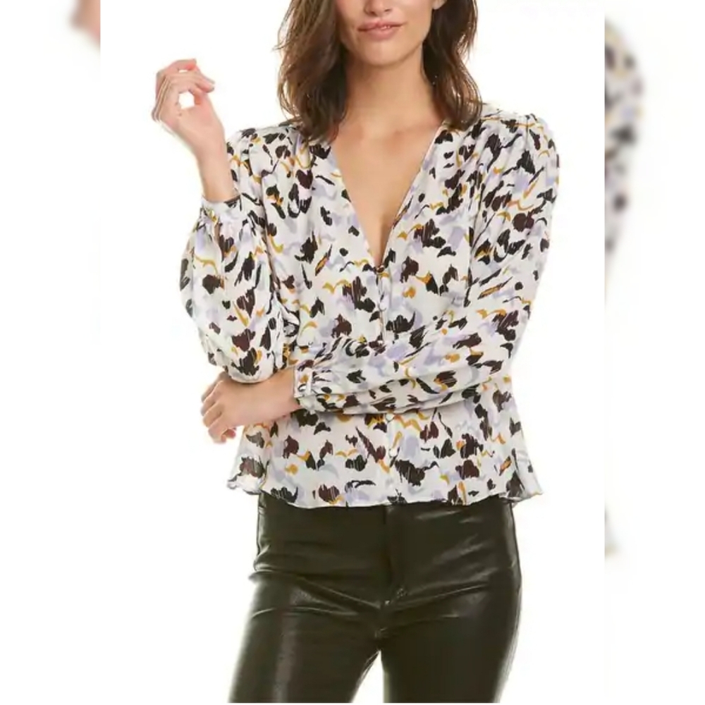 A.L.C. silk anton top